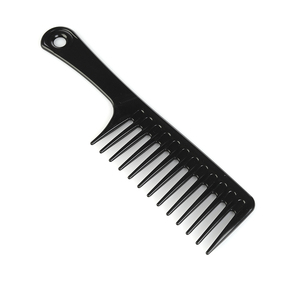Nhà Máy Bán Buôn Nhựa Rộng Răng Lược Nhà Làm Tóc Lược Chất Lượng Cao Xoăn Tóc Detangling Lược - Product Image 4
