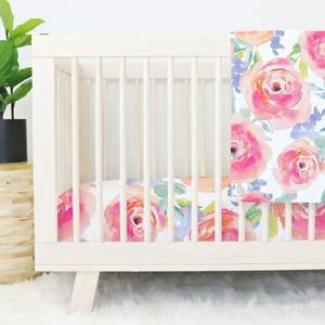 Sábanas de satén para cuna de bebé - Product Image 1