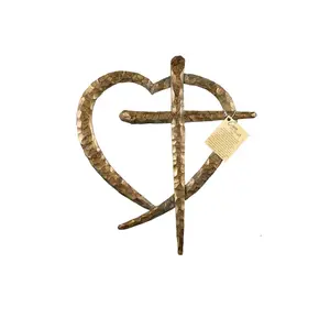 铜心带十字教堂墙挂教堂用品