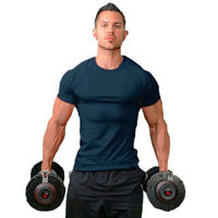 T-shirt de sport pour homme, 100% coton, écologique, respirant, à séchage rapide, personnalisable avec impression numérique, en gros