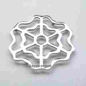 Sous-plat en métal fini antique unique sous-plat en métal fini rustique robuste sous-plat en métal fini cuivre et bronze antiques à vendre - Product Image 4