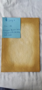 Old Look Style <b>Handmade</b> <b>Paper</b> Sheets with Burnt Deckle Edges Suitable for Calligraphers - Product Image 4