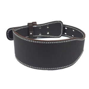 Ceinture de musculation réglable en cuir de vache durable et confortable pour la musculation et l'utilisation unisexe - Product Image 1