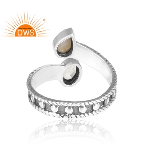 Bague en argent sterling 925 de conception ethnique indienne, fabricant de bijoux, collection classique - Product Image 4