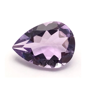 12X14mm Pear Cut Natural ROSE DE FRANCE or PINK AMETHYST " Wholesale Factory Price High Quality Faceted Loose Gemstone " | - Product Image 1
