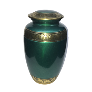 โกศใส่ศพสำหรับผู้ใหญ่บริการฝังศพโกศอะลูมิเนียมพร้อมแกะสลักรูปนก - Product Image 6