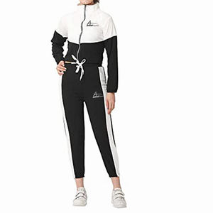 Dual Color Women's Block <b>Track</b>-<b>Suits</b> Winter Wear Ladies Wind Breaker <b>Suits</b> <b>for</b> <b>Sale</b> - Product Image 1