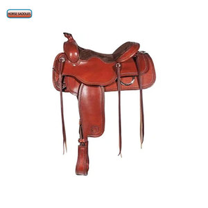 El sillín de equitación de cuero curvado a mano más vendido del proveedor genuino para compra a granel - Product Image 1