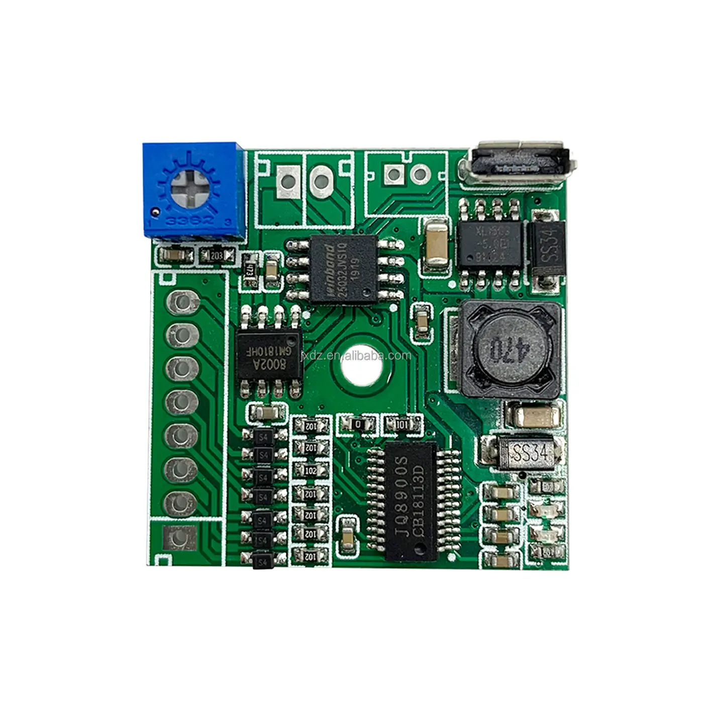 Voice module plays sound broadcast serial port recognition module voice chip control module JR921 NEW