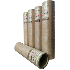 Rouleau de papier de protection pour sols, fourni par l'usine, pour couvrir les sols pendant les travaux de construction - Product Image 1