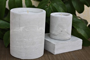 Caro Light Gray Cement <b>Candle</b> Holders for Home Decor <b>Dinner</b> <b>Candles</b>-Wholesale - Product Image 6