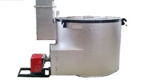 Four de fusion de combustible au gaz de 350 kg pour la ferraille d'aluminium, puissance maximale d'entraînement en bloc disponible à un prix abordable