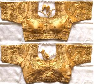 Prêt à porter Designer indien Broderie Pierre Travail Dernières Dames Porter Blouse Prix de gros Vêtement ethnique Textile Marché Vêtement - Product Image 5