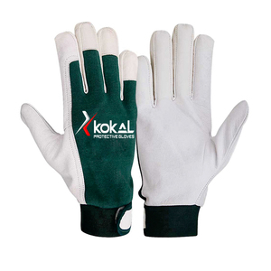 ถุงมือหนังแกะ KOKAL KS-2949 สีขาวนุ่ม ถุงมือป้องกันสำหรับงานช่าง ปรับแต่งได้ สำหรับงานอุตสาหกรรม - Product Image 4