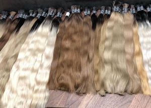 Prix de gros de haute qualité Extensions de cheveux vietnamiens Remy non transformés Belle couleur Vente à chaud Tressage de cheveux bruts de style bouclé - Product Image 5