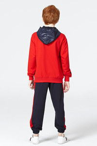 Lujo élite elegante al por mayor niños sudor trajes niños niñas sólido con capucha pulóver niños Turquía marca - Product Image 4