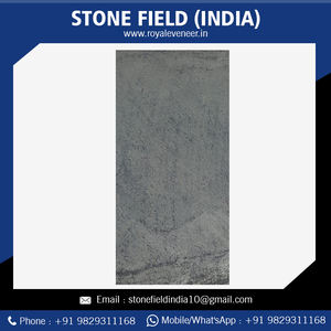 แผ่นไม้อัดหินสีเทาเหล็กบางธรรมชาติบริสุทธิ์สําหรับการตกแต่งผนังภายนอก ผู้ผลิตขายส่งอินเดียสั่งซื้อจํานวนมาก ติดต่อ - Product Image 6