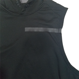 Hommes 100% coton Y dos Gym Stringer débardeur coupe ample personnalisé marque privée Logo été sans manches sweats à capuche pour Fitness - Product Image 4