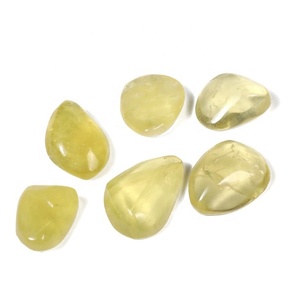Quartz citron naturel pierres dégringolées fournisseurs en gros en vrac pierres dégringolées polies pour Reiki guérison spirituelle guérison - Product Image 1