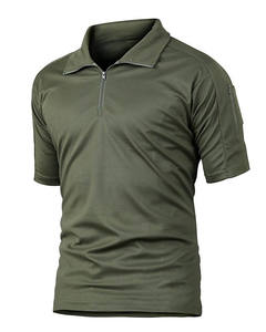 Uniformes de polos pour hommes fabriqués en Chine de haute qualité Nouveau design T-shirts en jersey avec motif solide et col polo à panneau imprimé - Product Image 4