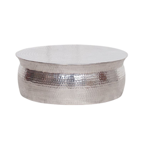 Table basse en aluminium à tambour en métal Mobilier de maison moderne et écologique Design personnalisable Exportateur de gros de haute qualité - Product Image 4
