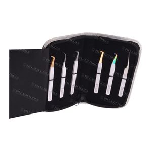 แหนบต่อขนตาแบบรูดซิป,ที่จับมีความยืดหยุ่นสำหรับแหนบ6ชิ้นฉลากส่วนตัวที่จับแบบซิปสำหรับแหนบ6ชิ้น - Product Image 1