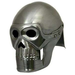 Casque d'armure de squelette médiéval in16 jauges pour le combat casque médiéval casque Antique pour cadeaux - Product Image 3