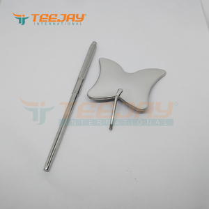 TEEJAY ELM-581 กระจกแต่งหน้ารูปผีเสื้อสีเงินรุ่นใหม่ ขัดเงา พร้อมสกรีนโลโก้ตามสั่ง อุปกรณ์เสริมความงามและแต่งหน้า - Product Image 4