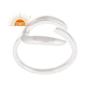 <b>Unique</b> Design Silver Ring Plain Silver Jewelry Wholesale Fine 925 Sterling Silver Ring <b>For</b> <b>Women</b> <b>Gift</b> <b>For</b> Her Dainty Collection - Product Image 1