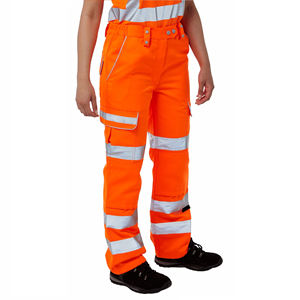 Pantalones de trabajo de alta visibilidad para hombre Pantalones cargo personalizados al por mayor con monos deportivos multibolsillos - Product Image 1