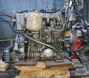 Yanmar 3กระบอกสูบเครื่องยนต์เรือ,สภาพดีผลิตในญี่ปุ่นสำหรับเรือประมงขนาดเล็กระบบทำความเย็นน้ำทะเล - Product Image 2