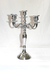 Wholesale Handmade Silver Candelabra High Quality Centerpiece Amazing Design for Ramadan Decorative - Product Image 3