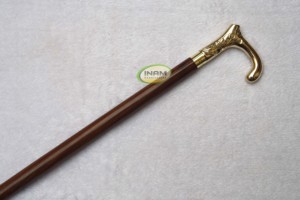 Bâton de marche en bois Shisham de qualité spéciale avec poignée Derby incrustée en laiton design cannes de marche pour la randonnée en plein air - Product Image 2