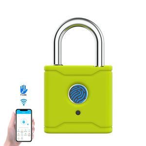 Cadenas intelligent électronique étanche IP65 avec contrôle par application Wifi <span class=keywords><strong>BLE</strong></span> et empreinte digitale, compatible avec l'application TT Lock - Product Image 1