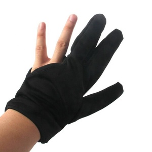 Guantes negros de tres dedos Herramientas de estilismo para el cabello de peluquero de salón resistentes al calor - Product Image 5