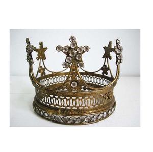 Mini couronne en métal pour décoration de gâteau, couronne métallique - Product Image 5