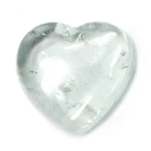 natural clear crystal palm heart stone crystal palm stone puffy heart natural stone healing reiki gemstone agate wholesaler