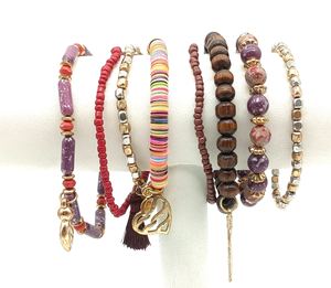 Pulsera de piedras preciosas Feng Shui para hombre y mujer, pulsera de cuentas de amatista Natural auténtica, con cristales curativos - Product Image 4