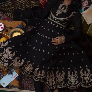 Kurti Largo de Alta Calidad para Fiesta, Hecho en India y Pakistán, de Algodón, Seda y Viscosa - Lo Mejor de la Historia - Product Image 1