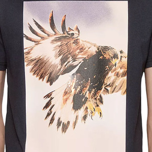 Camisetas de algodón puro para hombre/niño, diseño de ondas solares, serigrafía personalizada OEM, colección de verano. - Product Image 4