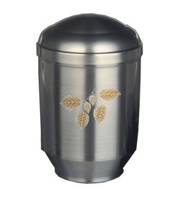 Urnas de cremación con forma de corazón, urnas funerarias clásicas de alta calidad para cenizas humanos, urnas de metal de lujo - Product Image 3