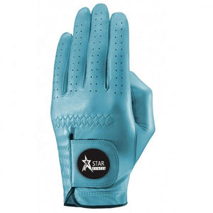 Men's Women's High Quality Anti-Slip Microfiber <b>Golf</b> Gloves Soft Breathable Durable Sports <b>Gear</b> with Genuine Leather Material - Product Image 4