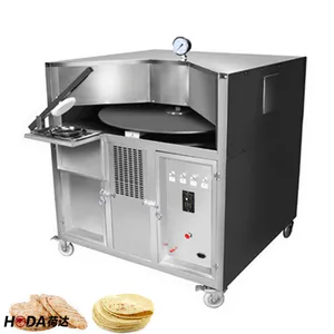 Oven Otomatis untuk Pembuat Roti dan Roti, Mesin Pembuat Roti dan Oven Tanah Liat Tandoori Baja Tahan Karat