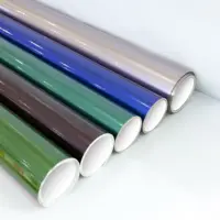 Custom Blauw Zwart Metallic Zelfklevende Decoratie Roll Film Voertuig Color Changing Auto Wrap Vinyl Sticker