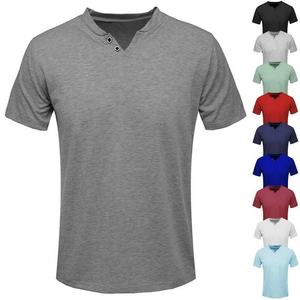 T-shirt de sport pour homme, coupe ajustée, 95% coton, 5% coton, personnalisé - Product Image 6
