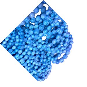 Cristal de cuarzo Natural Larimar tallado, piedra de cobre, colgante de pectolita, venta al por mayor - Product Image 6