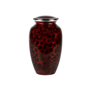 Urne de crémation en Aluminium rose, cendres de souvenir texturées, cendres d'enterrement commémoratif pour la décoration de la maison - Product Image 5