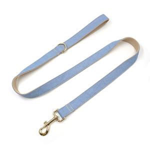 Arnés y correa para perro personalizada, suministros para mascotas, <span class=keywords><strong>collar</strong></span> vaquero de lujo y correa con pajarita, <span class=keywords><strong>collar</strong></span> fuerte para perro - Product Image 4