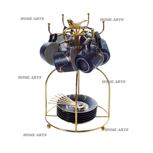 Trending Design Stainless Steel Cups <b>Holder</b> Premium Quality Table Top Gold Color Cup <b>Mug</b> <b>Holder</b> By Home Arts - Product Image 3