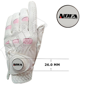 Top vente dames respirant doux en cuir PU gants de golf confortable respirant poignée gauche droite Rh Lh météo balle marqueur - Product Image 2